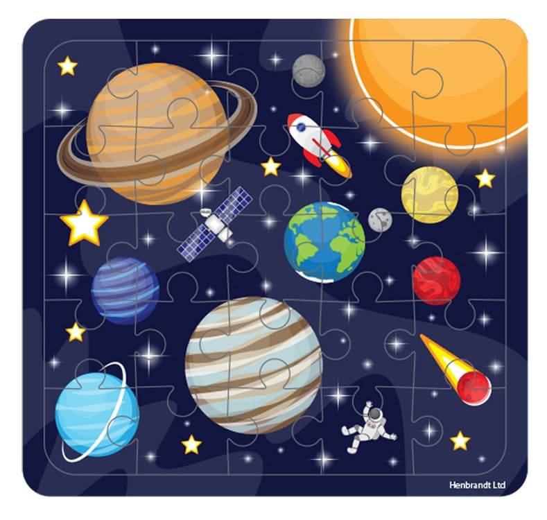 12 Mini Space Themed Jigsaw Puzzles - Anilas UK