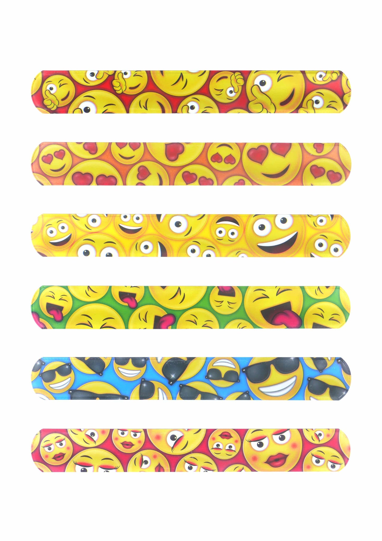 12 Smiley Snap Bracelets - Anilas UK