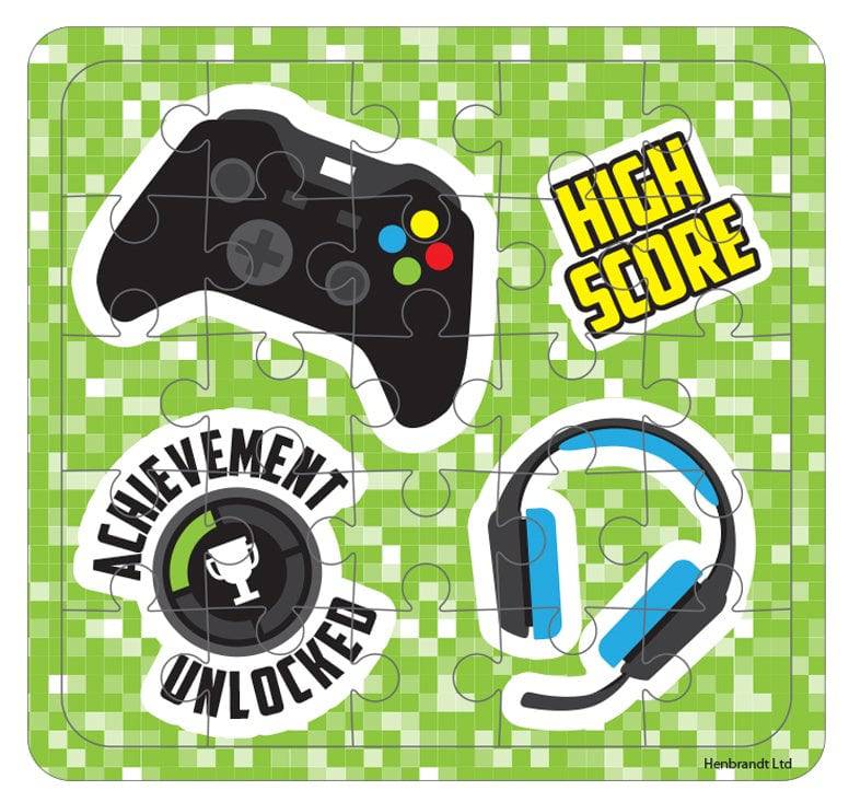 12 Mini Gamer Themed Jigsaw Puzzles - Anilas UK