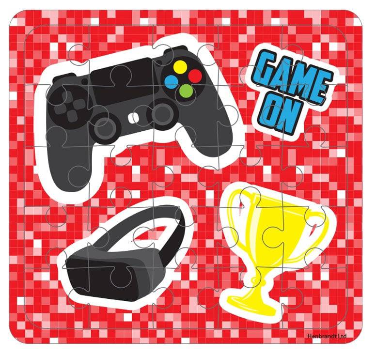 12 Mini Gamer Themed Jigsaw Puzzles - Anilas UK