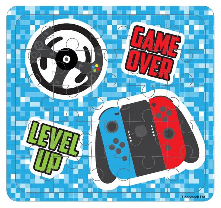 12 Mini Gamer Themed Jigsaw Puzzles - Anilas UK