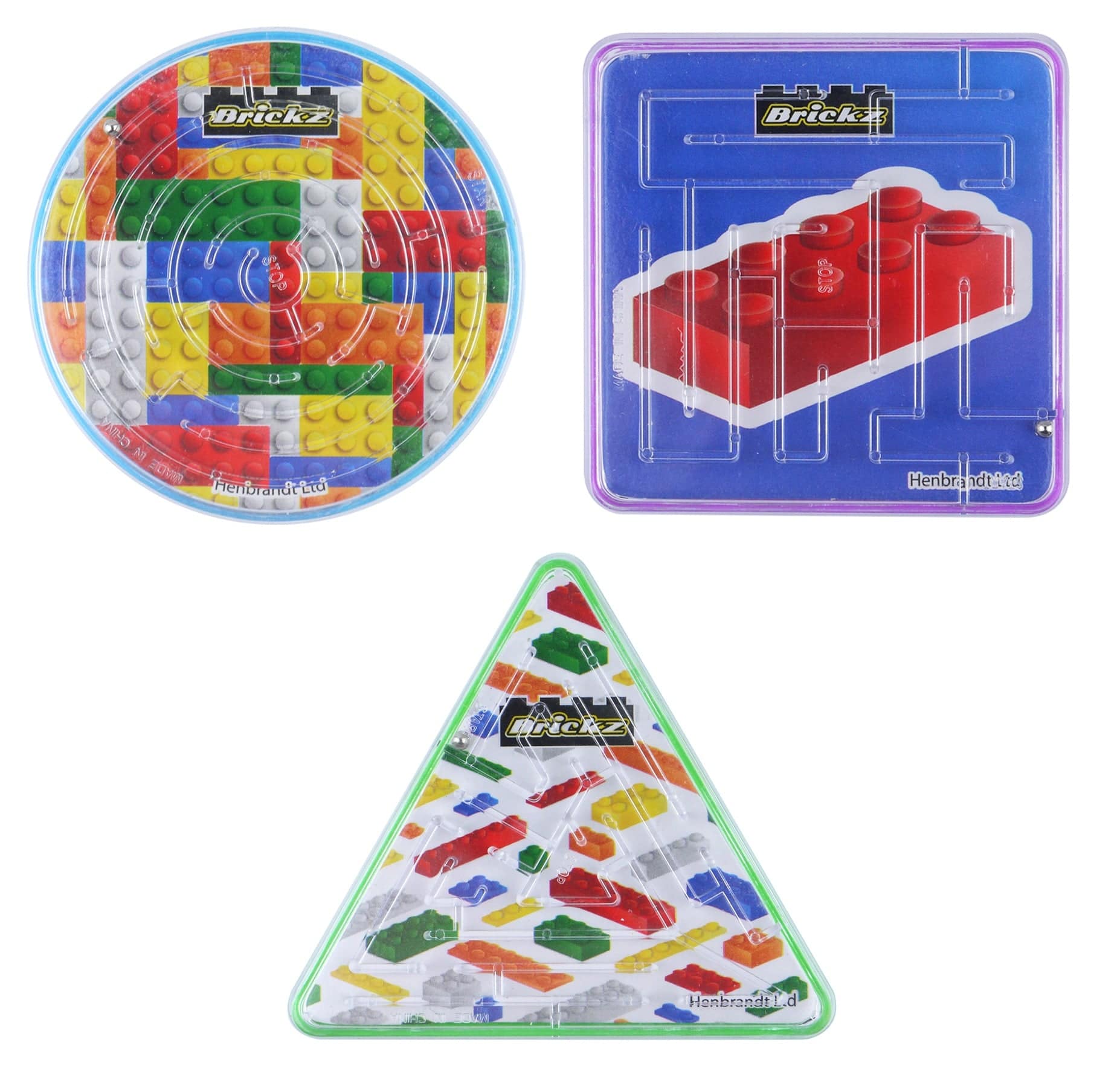 12 Mini Bricks Themed Mazes - Anilas UK