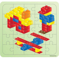 12 Mini Bricks Themed Jigsaw Puzzles - Anilas UK