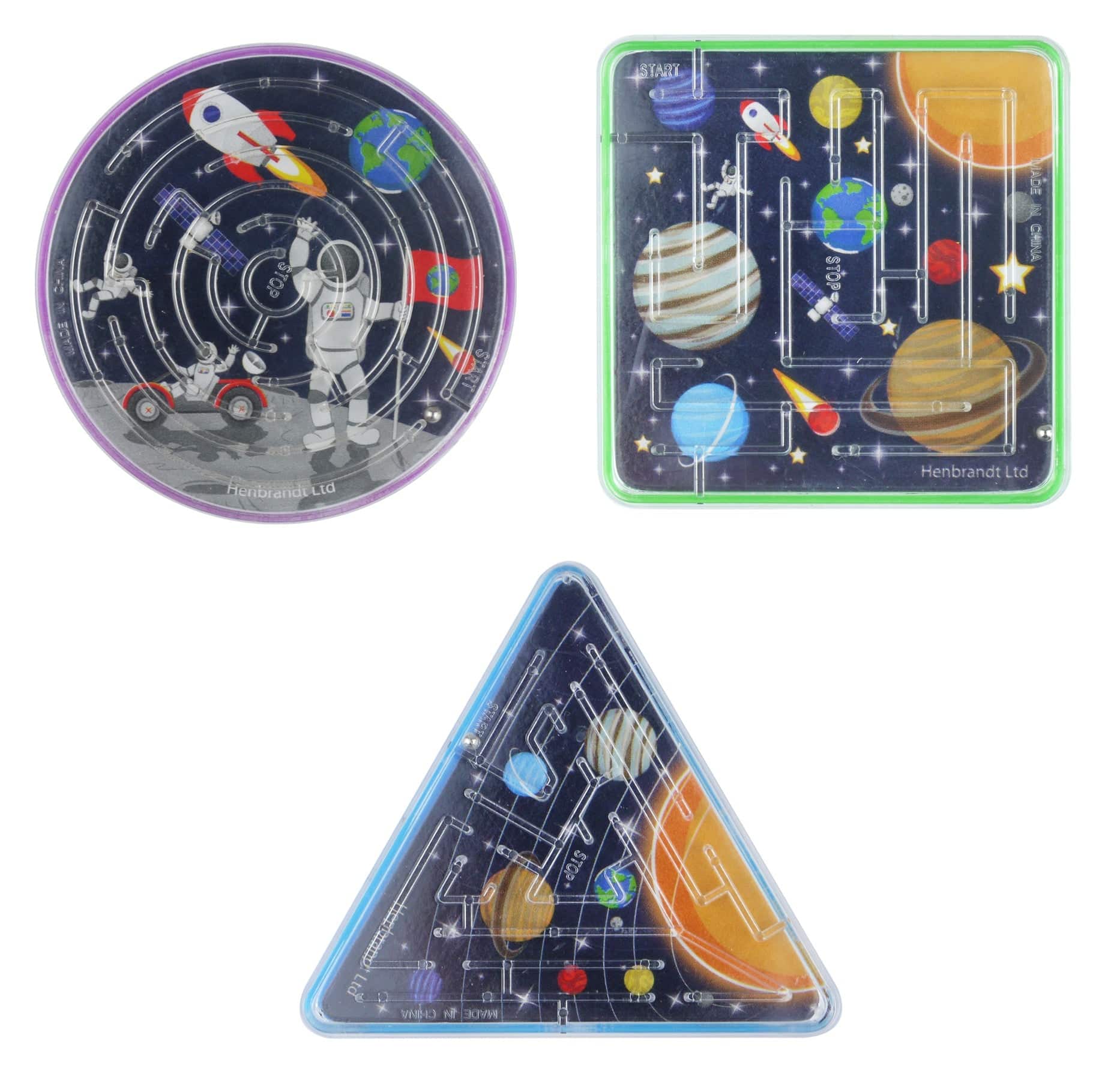 12 Mini Space Themed Mazes - Anilas UK