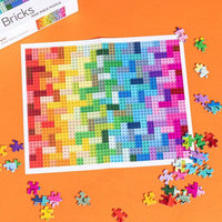 Lego Rainbow Bricks 1000 Piece Puzzle - Anilas UK
