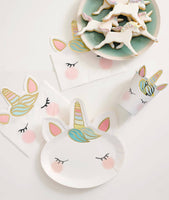 
              Pack of 8 We Heart Unicorns Face Plates - Anilas UK
            