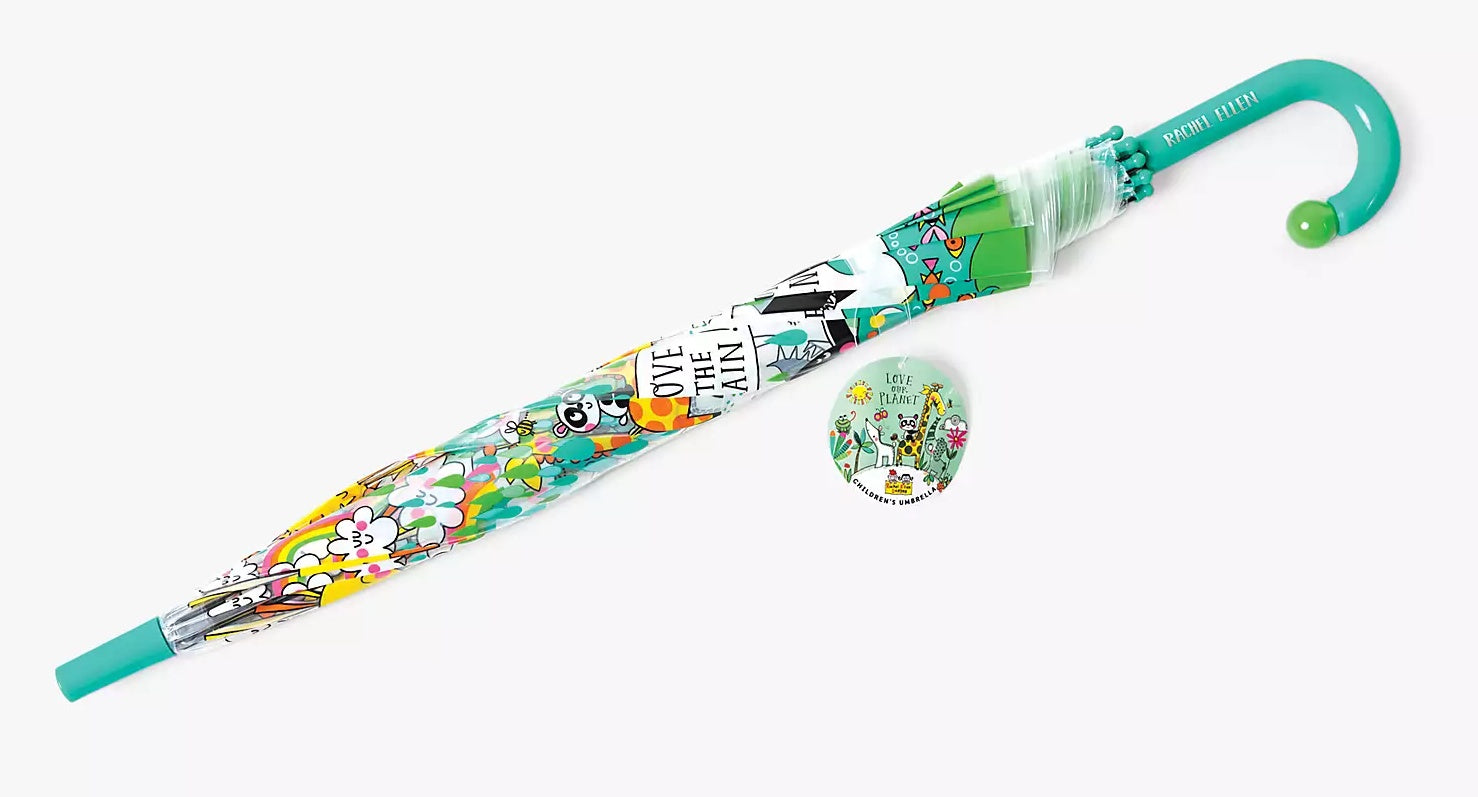 Love Our Planet Umbrella by Rachel Ellen Designs - Anilas UK