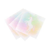 
              Pack of 20 Unicorn Pastel Recyclable Paper Napkins - Anilas UK
            