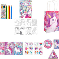 Unicorn themed 12 Party Bags with Fillers - Anilas UK
