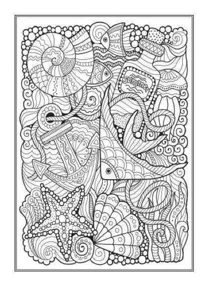 Underwater An Anti-Stress Colouring Book - Anilas UK