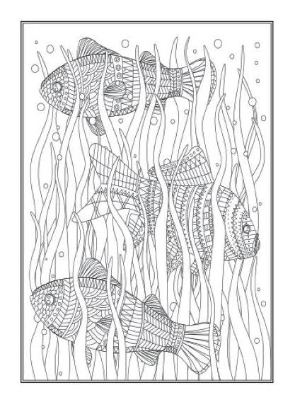 Underwater An Anti-Stress Colouring Book - Anilas UK