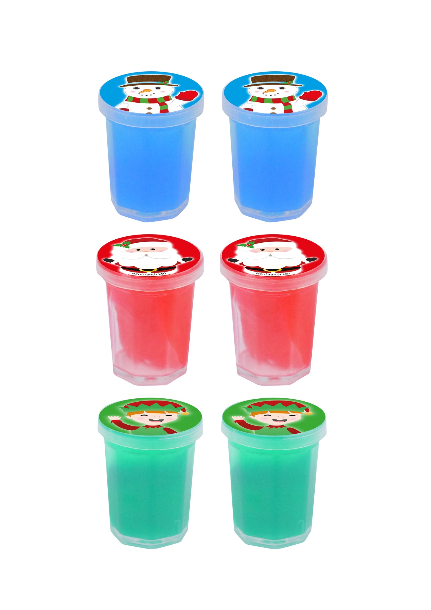 12 Christmas Slime Barrels - Anilas UK