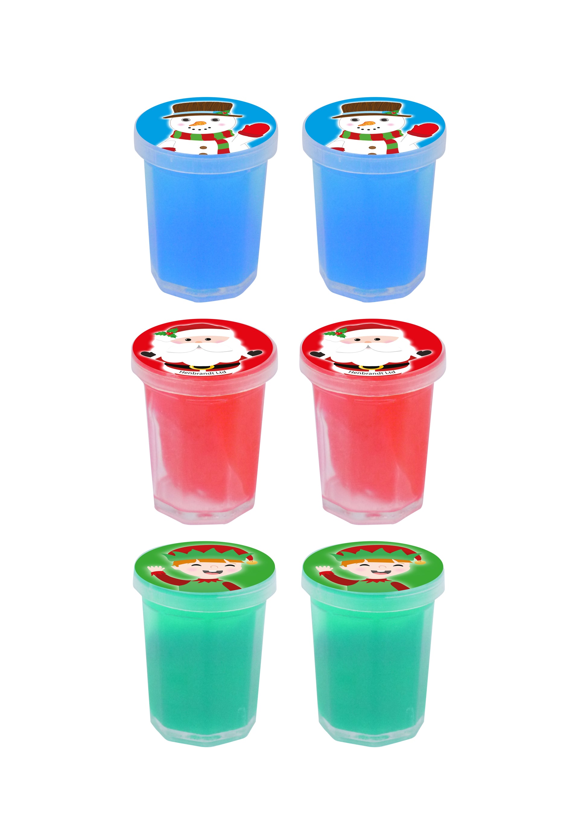 12 Christmas Slime Barrels - Anilas UK
