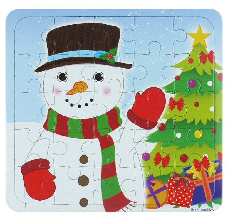 12 Mini Christmas Themed Jigsaw Puzzles - Anilas UK