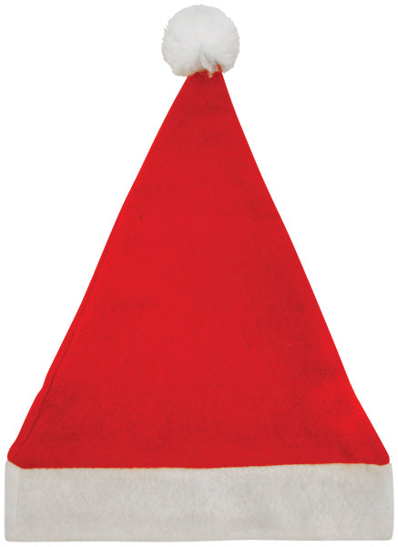 Santa Hat with Bobble for Adults - Anilas UK