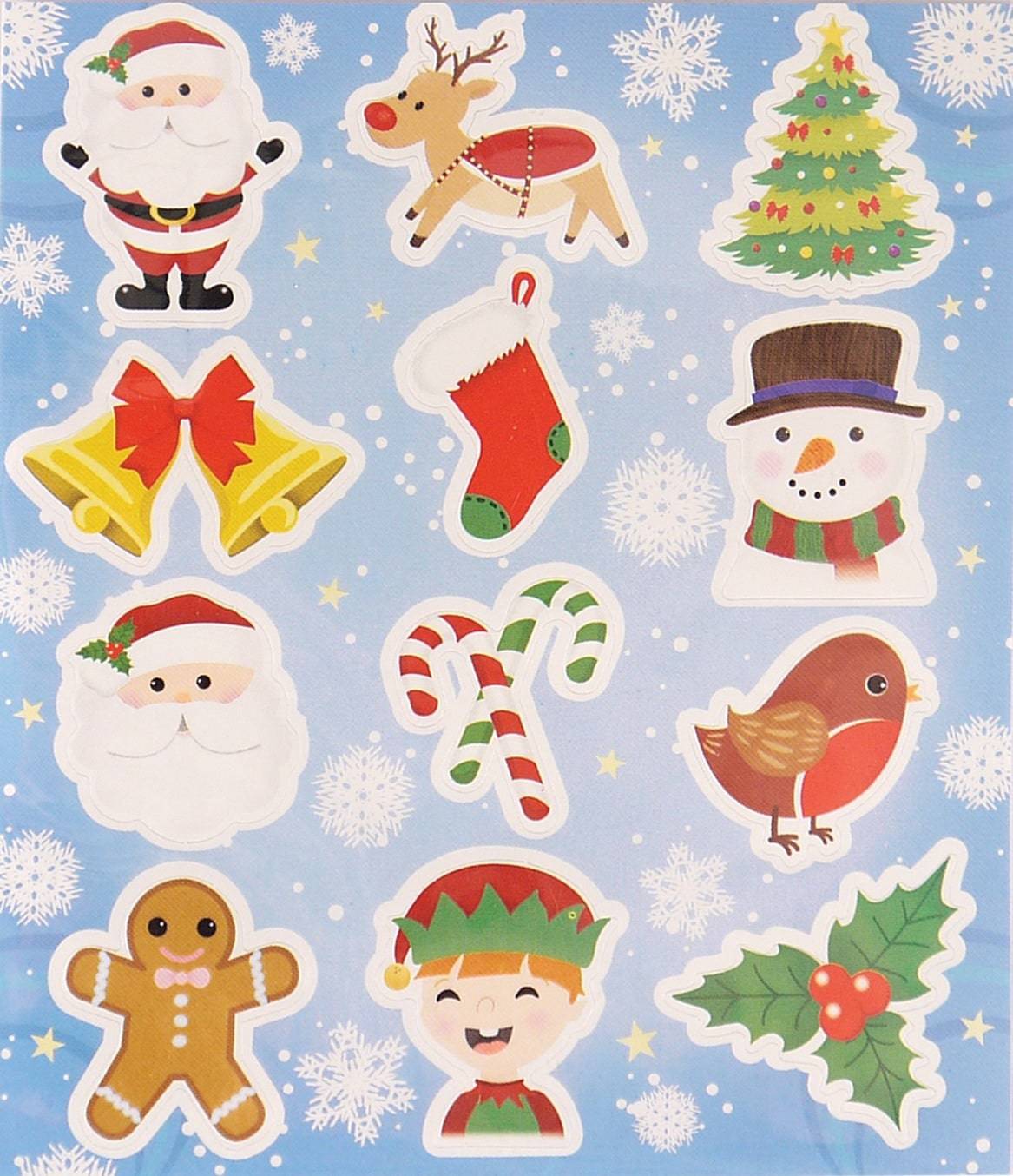 12 Christmas Sticker Sheets - Anilas UK