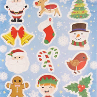 12 Christmas Sticker Sheets - Anilas UK