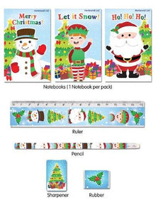 Christmas Five Piece Stationery Set - Anilas UK