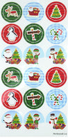 
              12 Large Christmas Sticker Sheets - Anilas UK
            