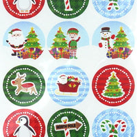 12 Large Christmas Sticker Sheets - Anilas UK