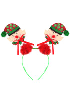 
              Christmas Elf Head Bopper Headband with Red Fur - Anilas UK
            