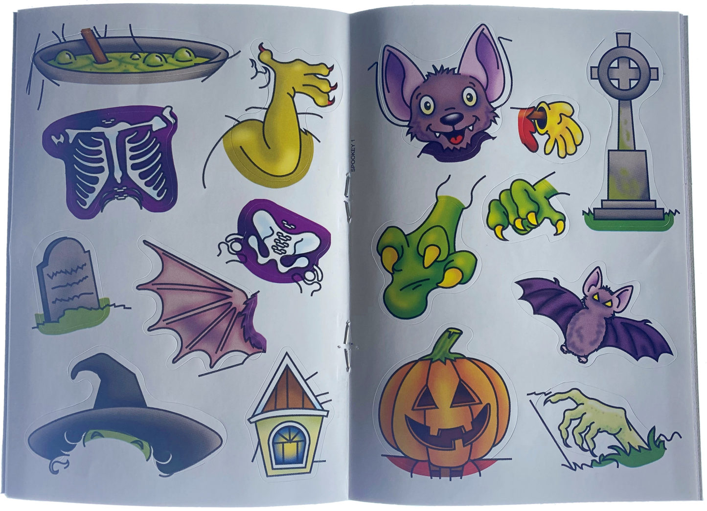 Mini Spooky Halloween Sticker Activity Books (Pack of 12) - Anilas UK