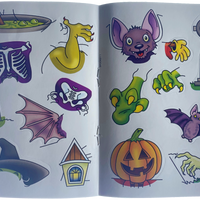 Mini Spooky Halloween Sticker Activity Books (Pack of 12) - Anilas UK