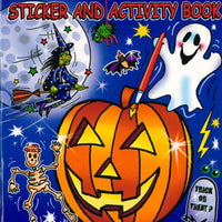 Mini Spooky Halloween Sticker Activity Books (Pack of 12) - Anilas UK