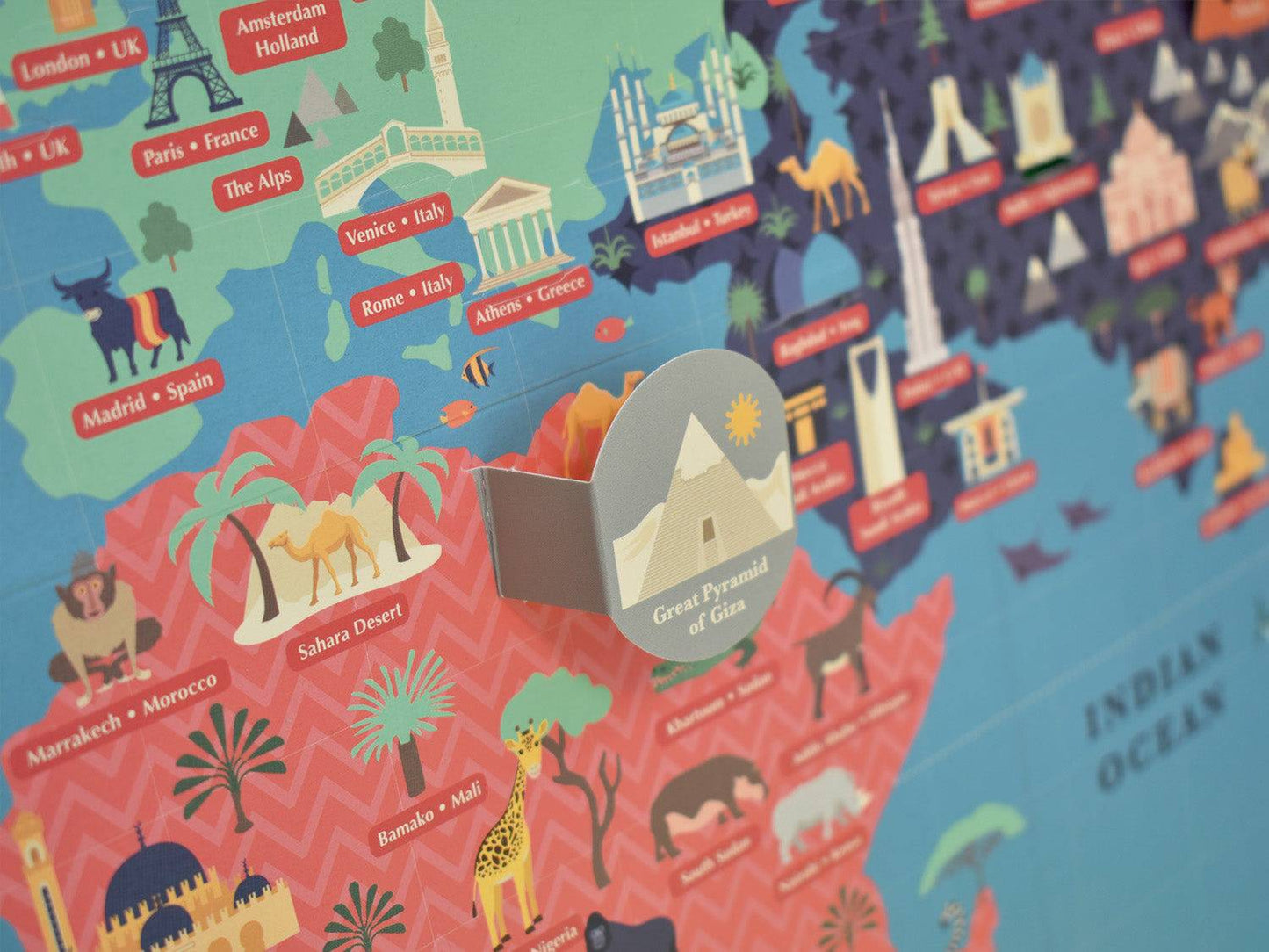 Clockwork Soldier's Create Your Own Giant World Map - Anilas UK