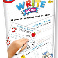 Learn to Write Book (with Wipe Clean Pen) - Anilas UK