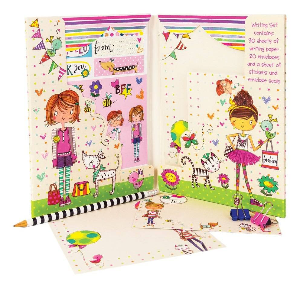 Friends Writing Set Wallet by Rachel Ellen Designs - Anilas UK