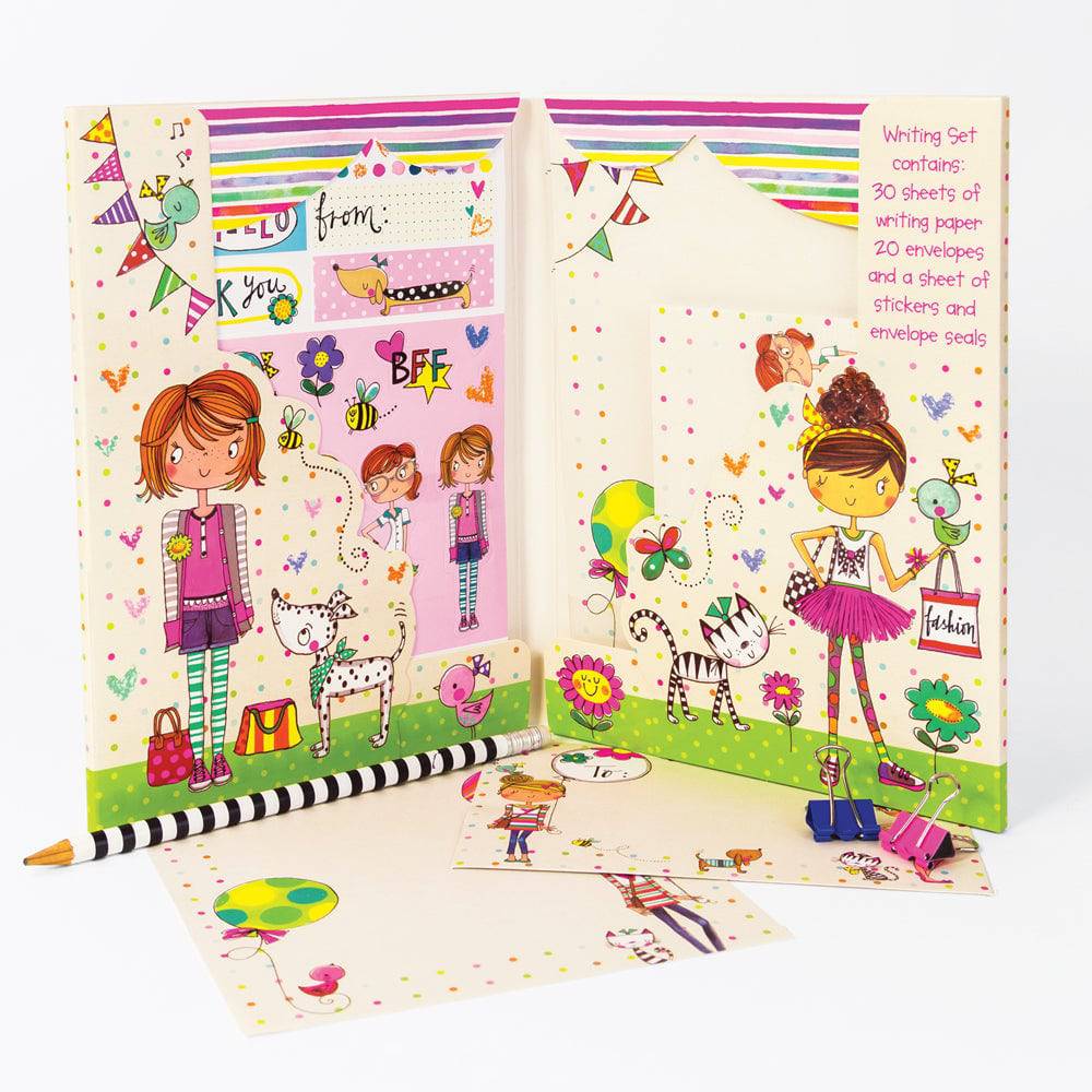 Friends Writing Set Wallet by Rachel Ellen Designs - Anilas UK
