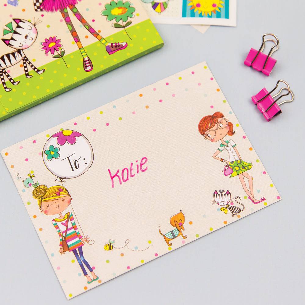 Friends Writing Set Wallet by Rachel Ellen Designs - Anilas UK