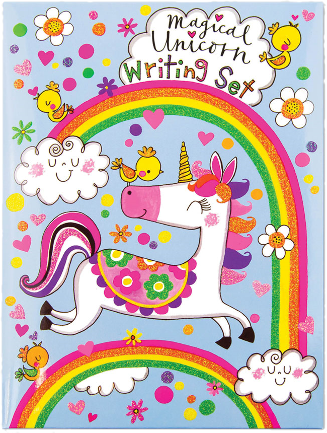 Magical Unicorn Writing Set Wallet by Rachel Ellen Designs - Anilas UK