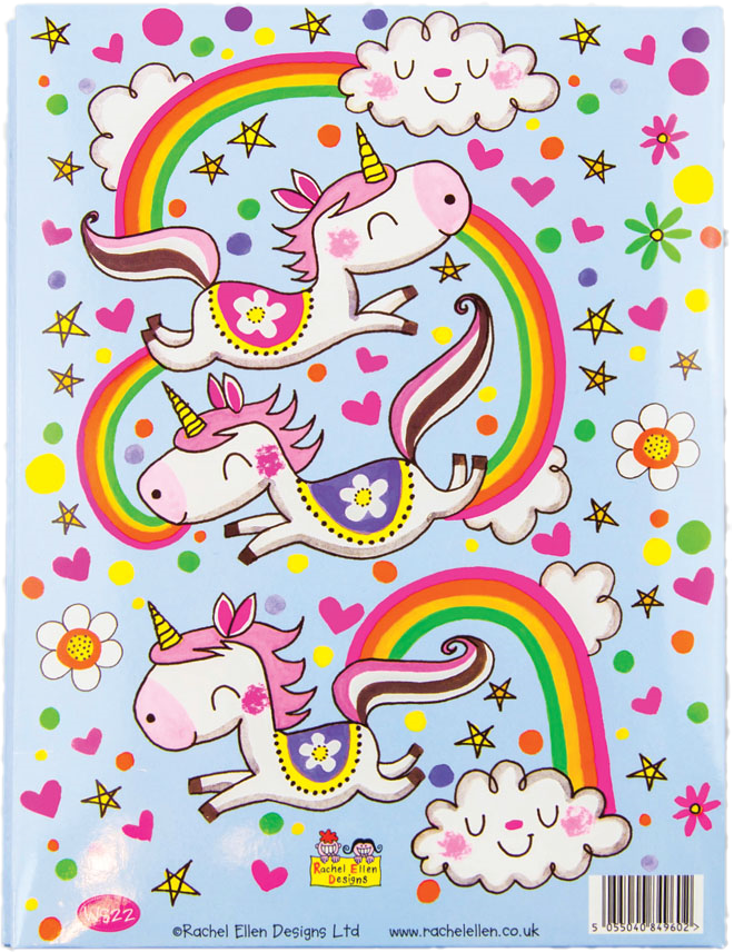 Magical Unicorn Writing Set Wallet by Rachel Ellen Designs - Anilas UK