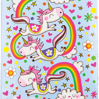Magical Unicorn Writing Set Wallet by Rachel Ellen Designs - Anilas UK