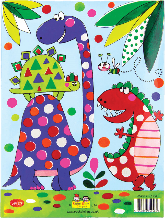 Dinosaur Writing Set Wallet by Rachel Ellen Designs - Anilas UK