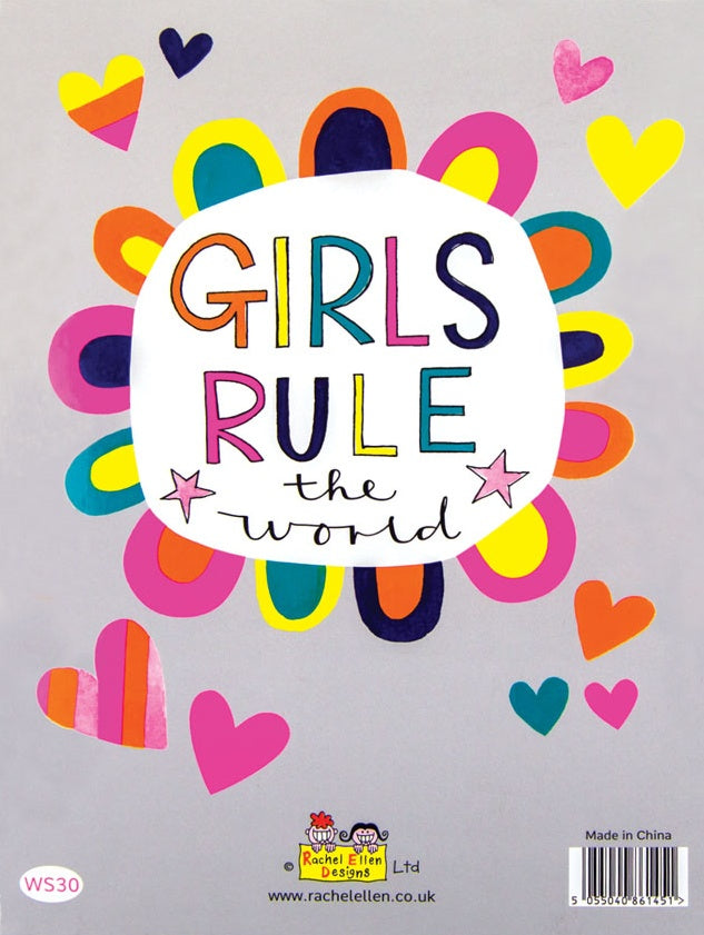 Girls Rule Writing Set Wallet by Rachel Ellen Designs - Anilas UK