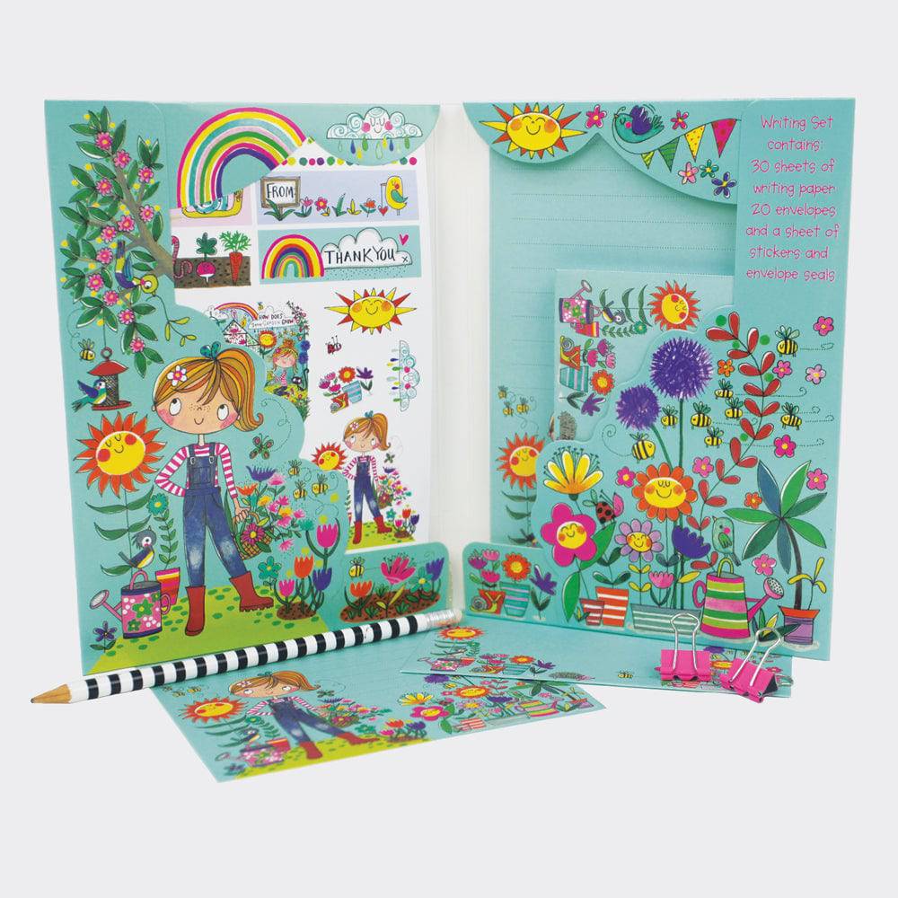 Little Gardener Writing Set Wallet by Rachel Ellen Designs - Anilas UK