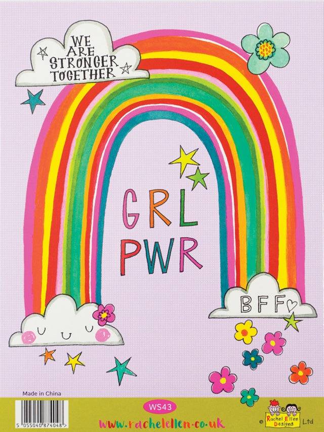 Girl Power Writing Set Wallet by Rachel Ellen Designs - Anilas UK