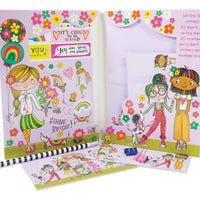 Girl Power Writing Set Wallet by Rachel Ellen Designs - Anilas UK