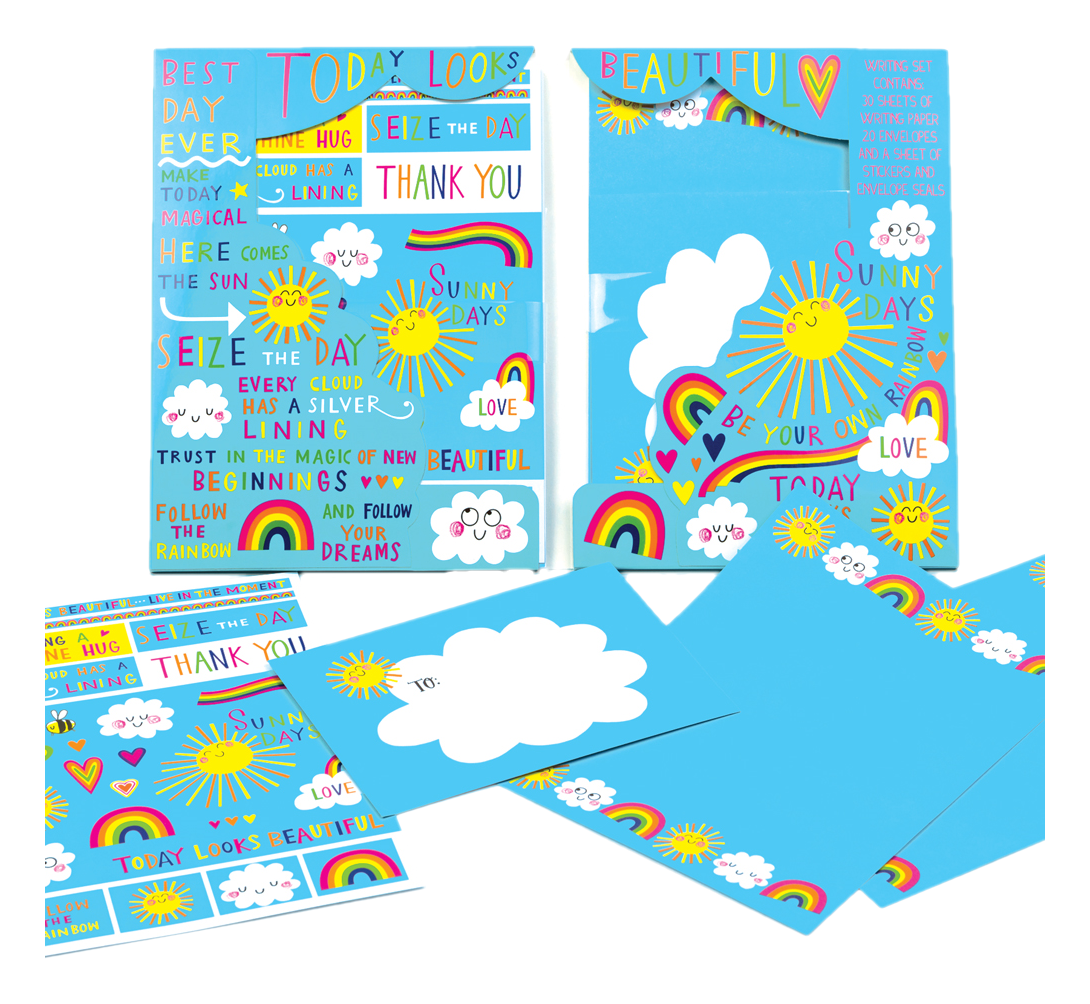 Today Looks Beautiful Writing Set Wallet by Rachel Ellen Designs - Anilas UK