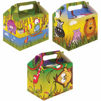 12 Jungle Animals Food Boxes - Anilas UK
