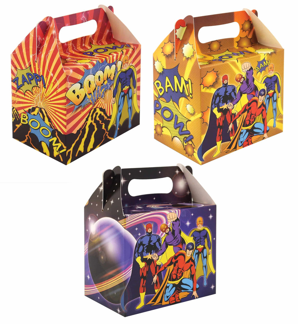 12 Superhero Food Boxes - Anilas UK