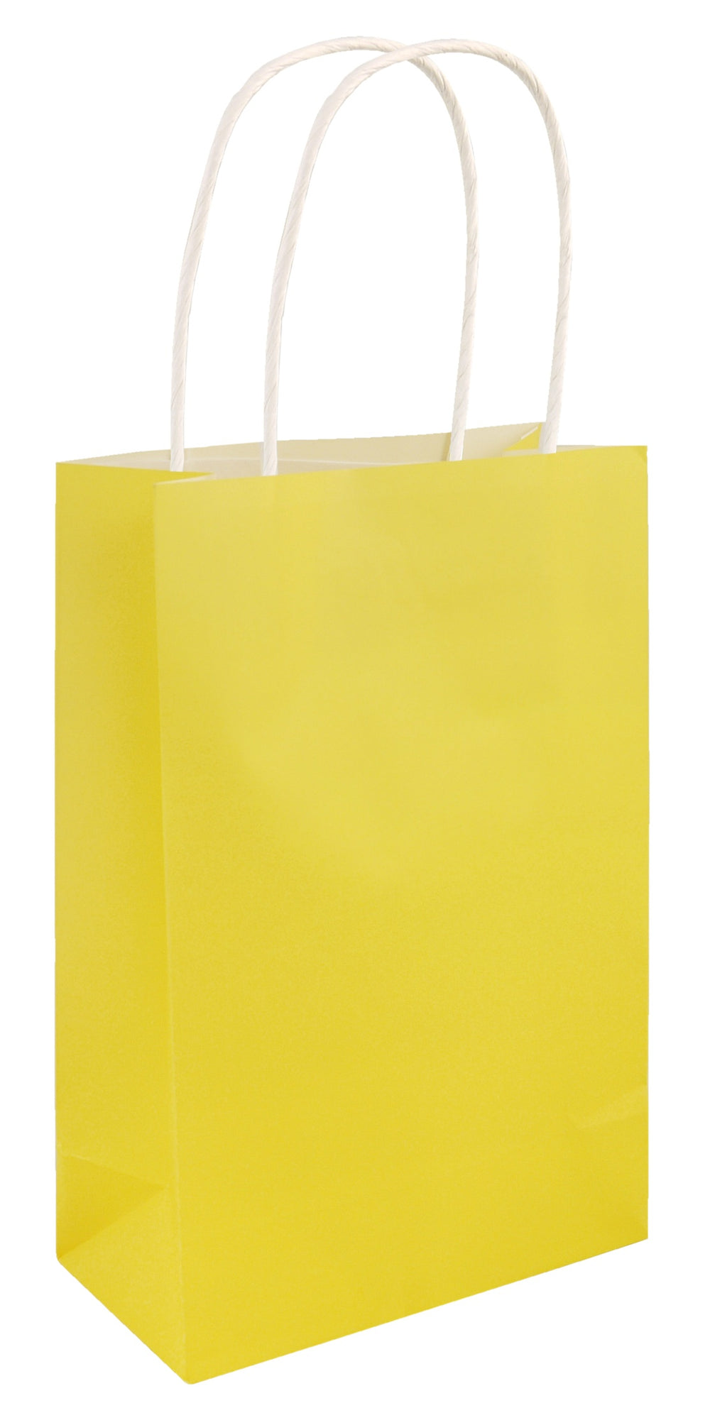 12 Yellow Paper Party Bags - Anilas UK