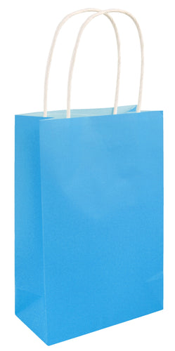 12 Blue Paper Party Bags - Anilas UK