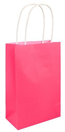 12 Pink Paper Party Bags - Anilas UK