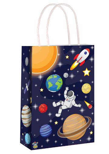Space themed 12 Party Bags with Fillers - Anilas UK