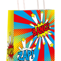 12 Comic Impact Paper Party Bags - Anilas UK