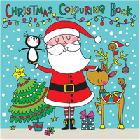 
              Christmas Santa Scene Colouring Book by Rachel Ellen Designs - Anilas UK
            